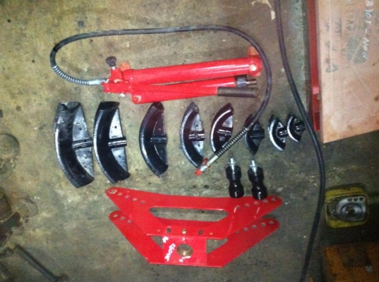 ขายเครื่องดัดท่อไฮดลิก+เครื่องมืค้ำยันไฮดลิก