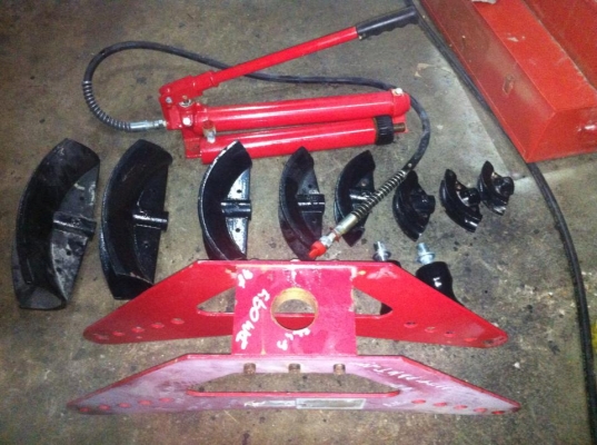 ขายเครื่องดัดท่อไฮดลิก+เครื่องมืค้ำยันไฮดลิก