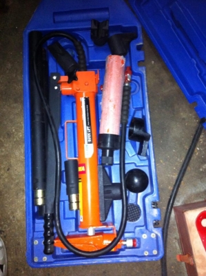 ขายเครื่องดัดท่อไฮดลิก+เครื่องมืค้ำยันไฮดลิก