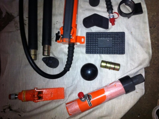 ขายเครื่องดัดท่อไฮดลิก+เครื่องมืค้ำยันไฮดลิก