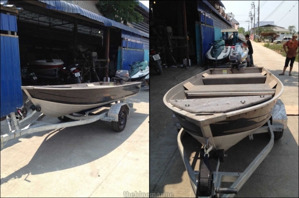 เรือไฟเบอร์ เรืออลูมิเนียม มือสอง สภาพเยี่ยม นำเข้าจากญี่ปุ่น