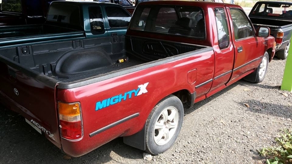 ***ขายแล้วครับขอบคุณ Truck2hand ขายกระบะแค็ป ไมตี้ 2.5 โป่งหลังแท้ปี39/96 เครื่องเดิมเกียร์ แน่นดี แรง ช่วงล่างคัสซีดีไม่ปะไม่ดาม พื้นปูกระบะ ภายในเก๋งสวยคอนโซลครบ แอร์ พ.ธรรมดา ล้อแม็ก ยางดี4เส้น รถเคลียร์สี สีสันสวย พร้อมใช้งาน เอกสารครบ ราคาต่อรองได้เด