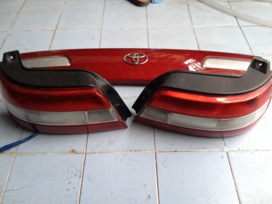 ไฟท้าย toyota ep82ครบชุดพร้อมทับทิมเก่าญีปุ่น