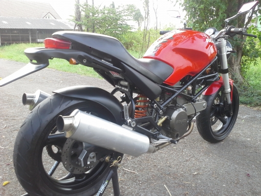 DUCATI MONSTER M400 ปี98 เครื่องดีพร้อมใช้สีแดงสดใส