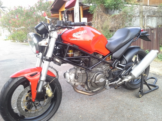 DUCATI MONSTER M400 ปี98 เครื่องดีพร้อมใช้สีแดงสดใส