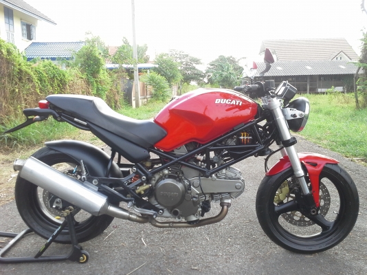 DUCATI MONSTER M400 ปี98 เครื่องดีพร้อมใช้สีแดงสดใส