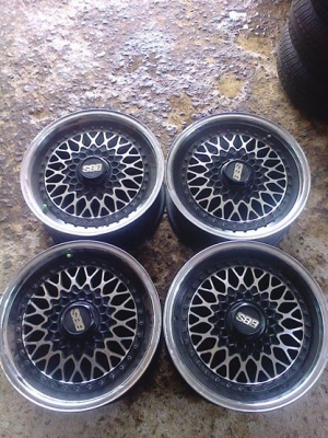 ล้อแท้BBSขอบ16 5รูสภาพดีไม่มีซ่อมทำสีใหม่แล้ว