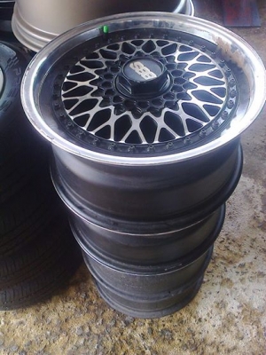 ล้อแท้BBSขอบ16 5รูสภาพดีไม่มีซ่อมทำสีใหม่แล้ว