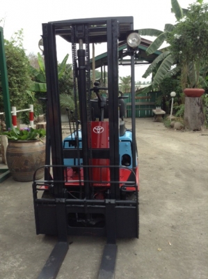 +++ ขายรถโฟล์คลิฟท์  TOYOTA FG07  ยกน้ำหนักได้ 700  กิโล  เครื่องยนต์เบนซิน  เกียร์ธรรมดา  งา 1,070  มม. เสาสูง  2.5  เมตร  ยางตัน  ***  รถนอก พร้อมใช้งาน   รายละเอียดคุยได้ครับ 081-6597598  ***