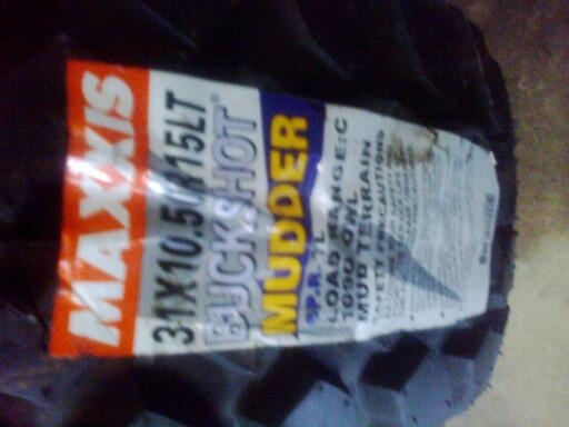 ยางใหม่ดอกมัดแม็คซีด31*10.5R15MTปี13