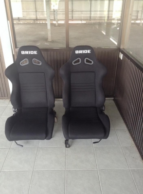 ขายคัฟ เบาะBRIDE ใส่VIGOได้เลยคัฟไม่ต้องแปลง  สภาฟใหม่ๆ พร้อมราง