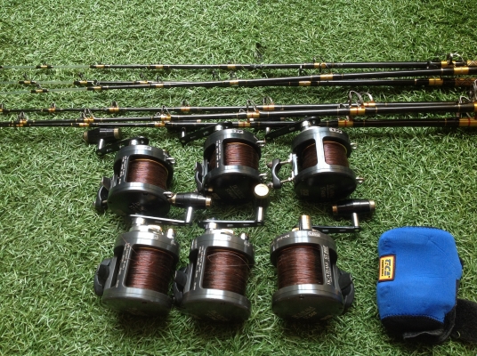 ขาย ลอก และคัน ตกปลาขนาด 4/0