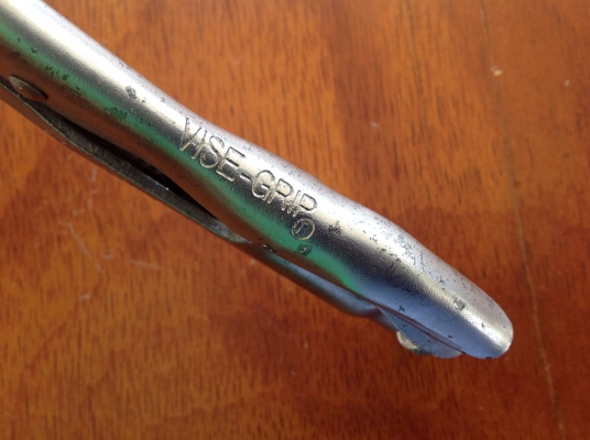 ขายคีมล็อค Vintage Petersen Vise Grip 7WR ปากโค้ง