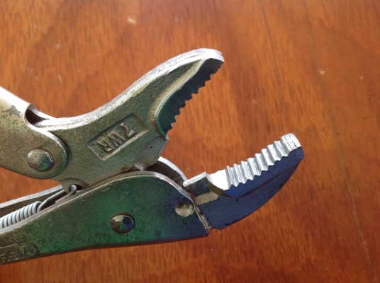 ขายคีมล็อค Vintage Petersen Vise Grip 7WR ปากโค้ง