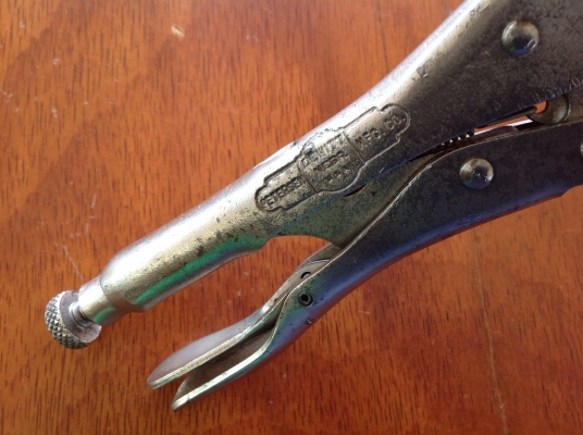 ขายคีมล็อค Vintage Petersen Vise Grip 7WR ปากโค้ง