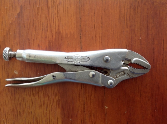 ขายคีมล็อค Petersen Vise Grip 5WR ปากโค้ง ขายคีมล็อค Petersen Vise Grip 5WR ปากโค้ง