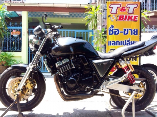 ต้ำพระราม2มาใหม่อีกครับ HONDA CB400ปี94 เอกสารอินวอย์เครื่องเฟรม รถสภาพพร้อมใช้