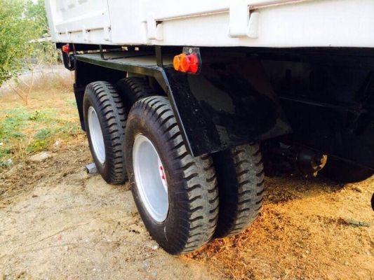 ขายรถบรรทุกสิบล้อดัมพ์ Mitsubishi turbo EURO1 เครื่อง 6d16 turbo intercooler ปี 43 กระบะสามมิตรยางใหม่