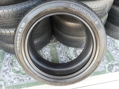 ขายยาง245/45/18 ปี 0312 CONTINONTAL 1 คู่