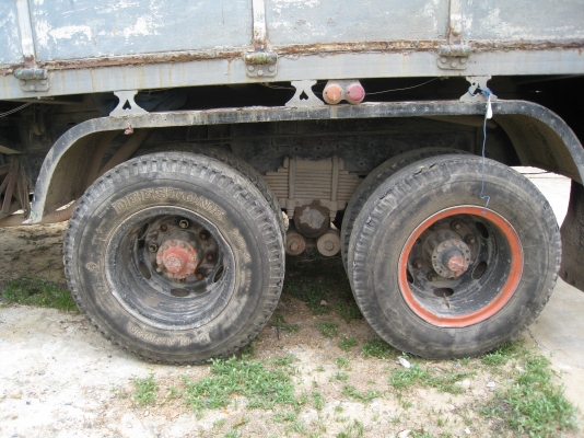 สิบล้อหน้ายาว 1 เพลา ดั๊ม เครื่อง 6BD 160 แรง