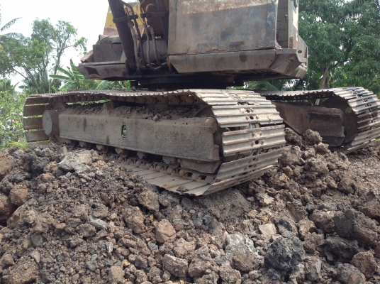 ขายรถแมกโค120รุ่น3โคมัสสุรถทำงานทุกวันแทรก70เซนโซ่หน่า