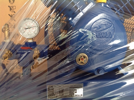 เครื่องปั๊มลม ยี่ห้อ "PUMA " 1 HP/ ไฟ 220 V เครื่องใหม่ยังไม่เคยใช้งาน