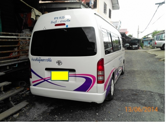 รถตู้ขายพร้อมสายเดินรถ ต.22 มีนบุรี - ปากเกร็ด