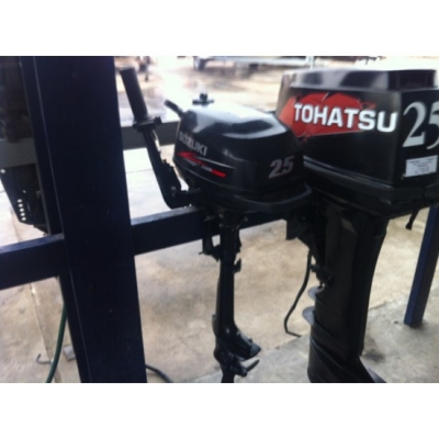 ขายเครื่องยนต์เรือ Suzuki 2.5แรงม้า 4 จังหวะ มือสองพร้อมใช้