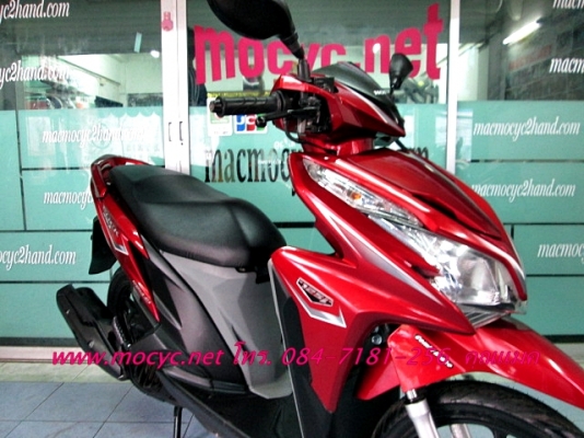 CLICK 125 i  ปี 55 รุ่นล้อแมกซ์ คอมบายเบลกไมล์ 3831โล ฟรีแถม เสื้อ และหมวกกันน็อก 37900