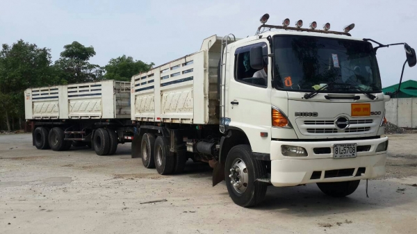 ขายด่วนHINO MECA500ซีรี่5 ปี2553แม่ลูกสามิตรรอนเฉียงสภาพสวยพร้อมใช้ราคาไม่แพงโทร0843923995