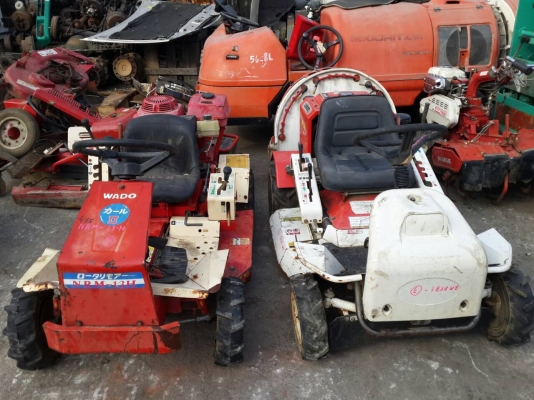 ขาย รถตัดหญ้า นั่งขับ เครื่องยนต์เบนซิล มีให้เลือกหลายคัน มือสองญี่ปุ่น