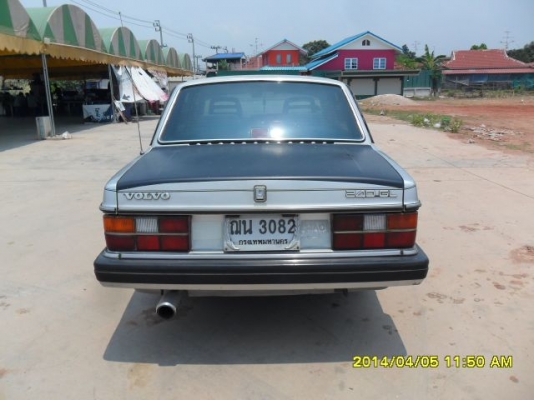 ขายรถ วอลโว่ 244 Glt ปี87 เครื่องเดิม2.4 เกียร์ออโต้ ติดแก๊ส LPG ภายในสวยเดิมมากๆ กระจกไฟฟ้าทั้งคัน เพาเวอร์ แอร์เย็นมาก ตัวถังเดิม สีซีด ทรงสวยเดิม เครื่องดี เกียร์ดี ยางใหม่ 4 เส้น ภาษีปี57 รถขับดีครับ น่าสะสม ขายถูกครับ