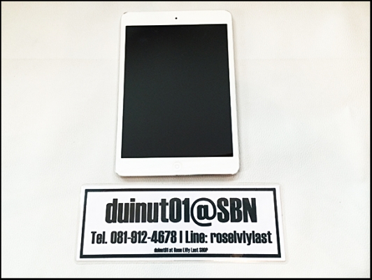 iPad Mini WIFI+Cellular White (เครื่องติด iCloud) ใครแก้ได้มารับไปดูแลต่อเลยครับ