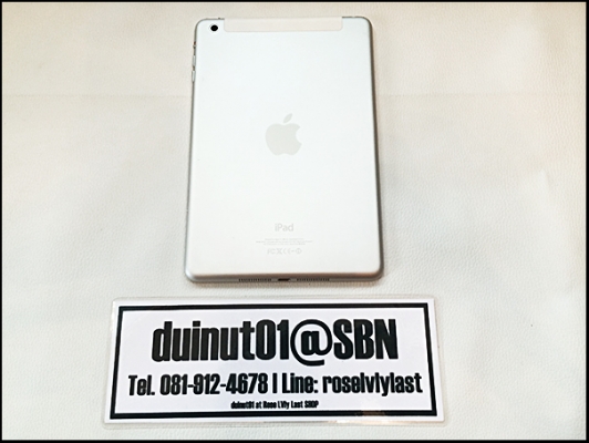 iPad Mini WIFI+Cellular White (เครื่องติด iCloud) ใครแก้ได้มารับไปดูแลต่อเลยครับ