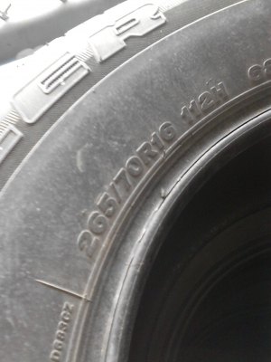 265/70R16 BRIDGESTONE DUELER  H/L ชุด 4 เส้น  TEL.081-427-3941