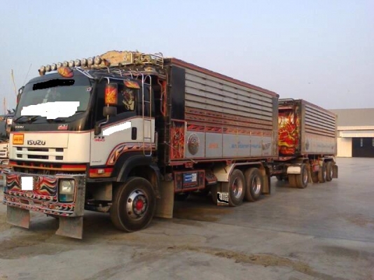 ขายรถสิบล้อ Isuzu DECA 360 คอกเกษตร ดั้ม มิเนียมแม่ลูก ปี53กะบะ สหกิจ