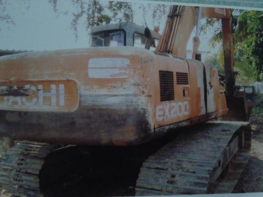 ็รถแบคโฮ HITACHI