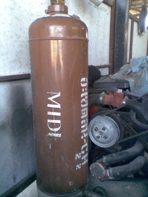 ถังแก๊ส มีแก๊สเต็มถัง