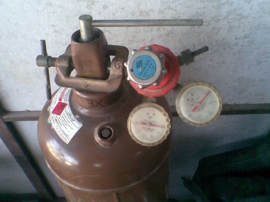 ถังแก๊ส มีแก๊สเต็มถัง