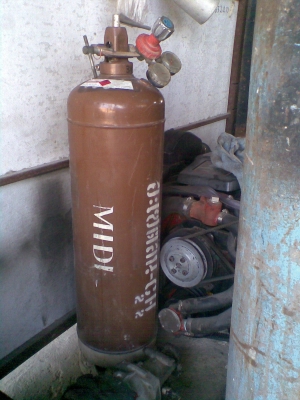 ถังแก๊ส มีแก๊สเต็มถัง