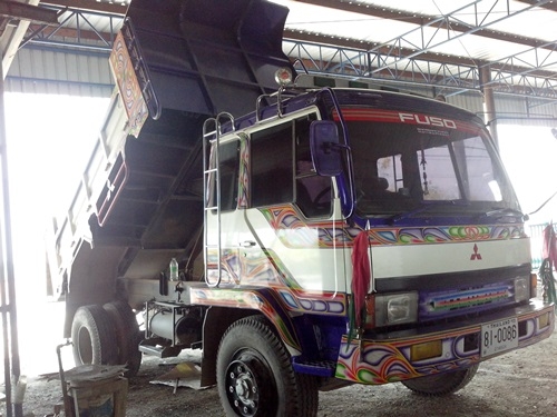 ขายรถบรรทุกหกล้อดั้มมิซูบิชิ ยูโร 2 FK 457Hเครื่อง6D16 เท อร์โบ 220 แรงม้า รถปี 46