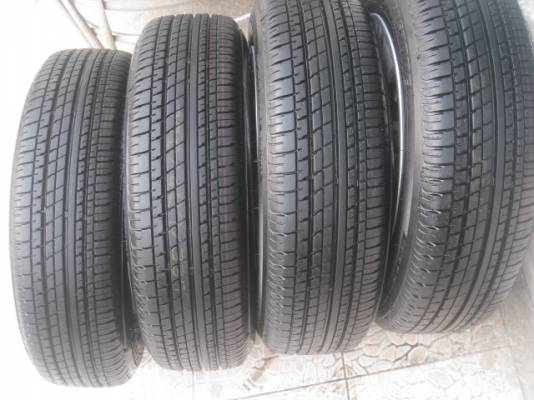 ขายกะทะล้อป้ายแดง city 15" 4h100 ยาง Bridgestone turanza er370 175/65r15 ยางผลิตสัปดาห์ที่ 41 ปี 13 ตุ่มและสีที่หน้ายางมีทุกเส้นครับ  สนใจติดต่อเล็กคลองสามครับ (081-3747940)