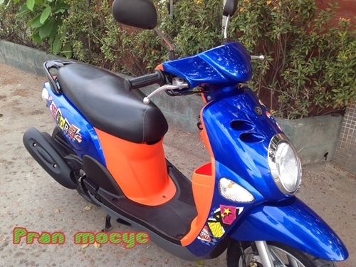 ขายรถมอเตอร์ไซค์มือสองyamaha fiore สีน้ำเงินส้ม ปี 2555 ขายรถมอเตอร์ไซค์มือสองyamaha fiore สีน้ำเงินส้ม ปี 2555