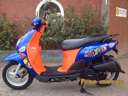 ขายรถมอเตอร์ไซค์มือสองyamaha fiore สีน้ำเงินส้ม ปี 2555 ขายรถมอเตอร์ไซค์มือสองyamaha fiore สีน้ำเงินส้ม ปี 2555