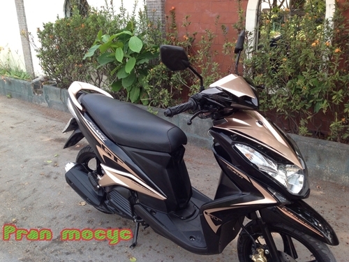 ขายรถมอเตอร์ไซค์มือสองyamaha mio (ล้อเเม็ก)สีดำน้ำตาล ปี2556 ขายรถมอเตอร์ไซค์มือสองyamaha mio (ล้อเเม็ก)สีดำน้ำตาล ปี2556