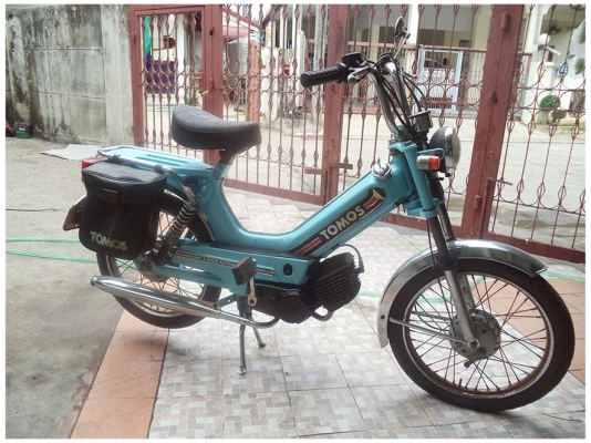 รถ50cc ขี่ก็ได้ ปั่นก็ได้ TOMOS นำเข้าจากญี่ปุ่น