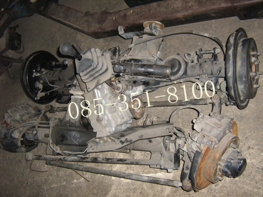 เพลา หน้า+หลัง และเกียร์ 4 W.D. SUZUKI อาร์มหน้า+หลัง และ โช๊คอัพ+สปริง SUZUKI sport