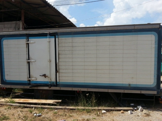 ตู้แห้ง2.2x5.5 ม.ยกลงจาก รถฮีโน่ สภาพดี ยังสวย ไม่มีสนิท ขายถูก....