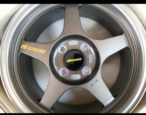 ขายล้อแม็ก spoon ขอบ15 กว้าง 7 นิ้ว 4รู100 offset 35