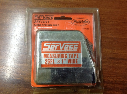 ขายตลับเมตร ยาว 25 ฟุต  กว้าง 1 นิ้ว ใหม่เก่าเก็บ